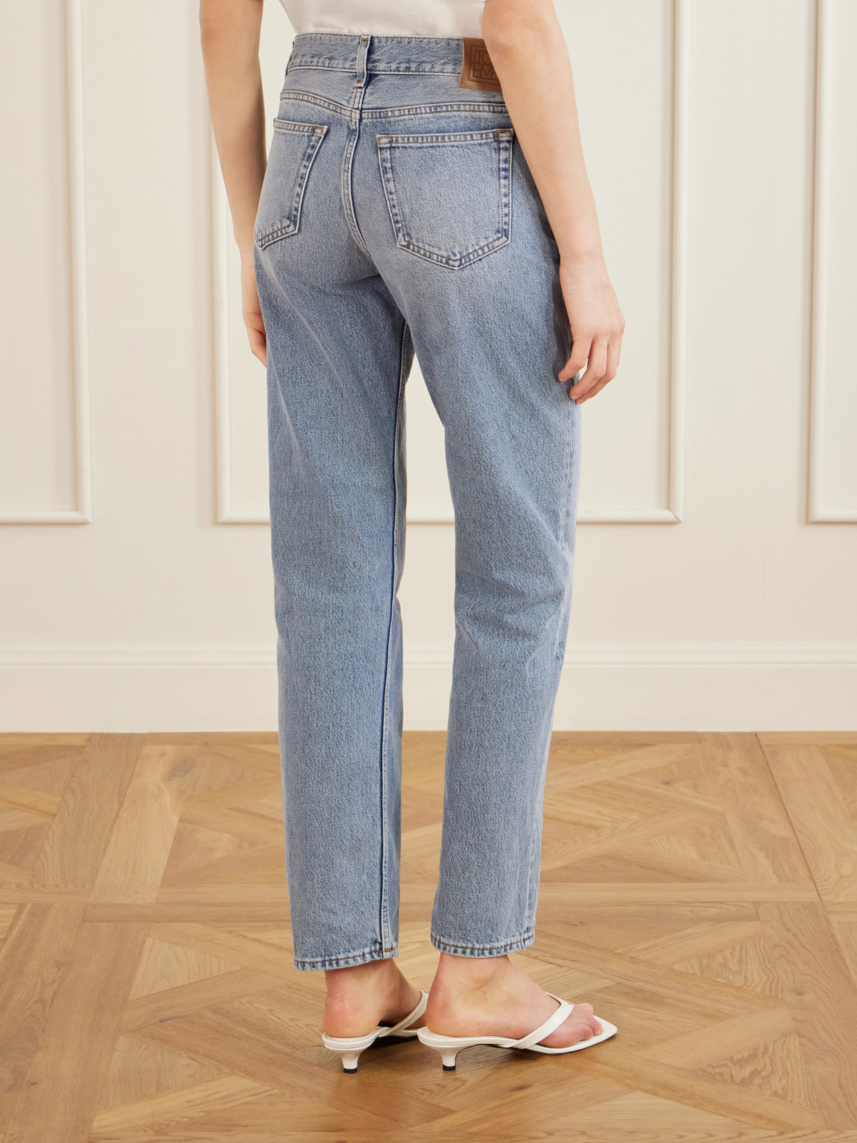Low-Rise Straight-Leg Jeans
