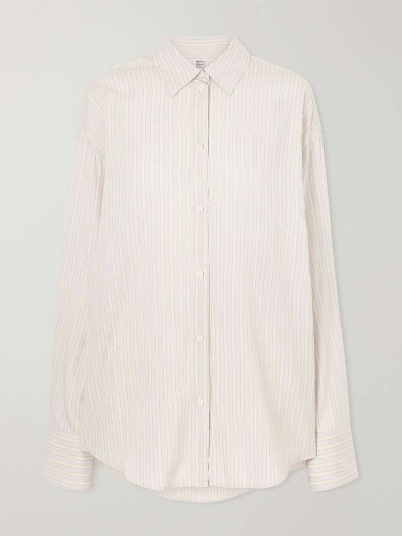 TOTEME Striped Woven Shirt