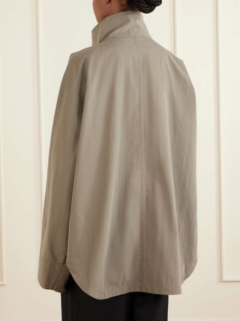 TOTEME Cotton-blend Shell Jacket | Thumbnail 4 TOTEME Cotton-blend Shell Jacket | Thumbnail 4