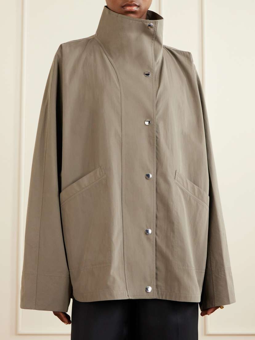 TOTEME Cotton-blend Shell Jacket | Thumbnail 3 TOTEME Cotton-blend Shell Jacket | Thumbnail 3