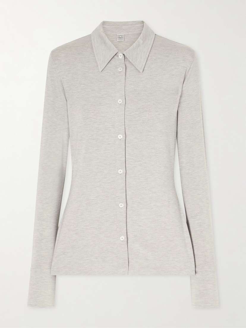 TOTEME Jersey Shirt | Thumbnail 6 TOTEME Jersey Shirt | Thumbnail 6