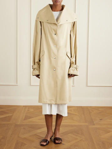 TOTEME Oversized cotton trench coat