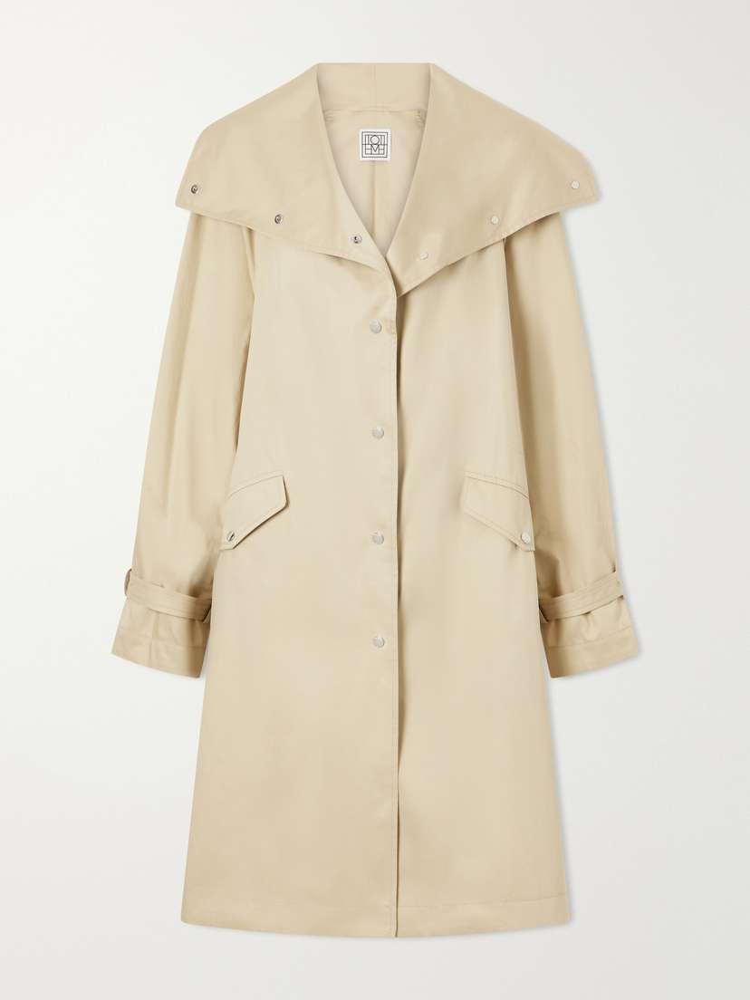 TOTEME Oversized Cotton Trench Coat