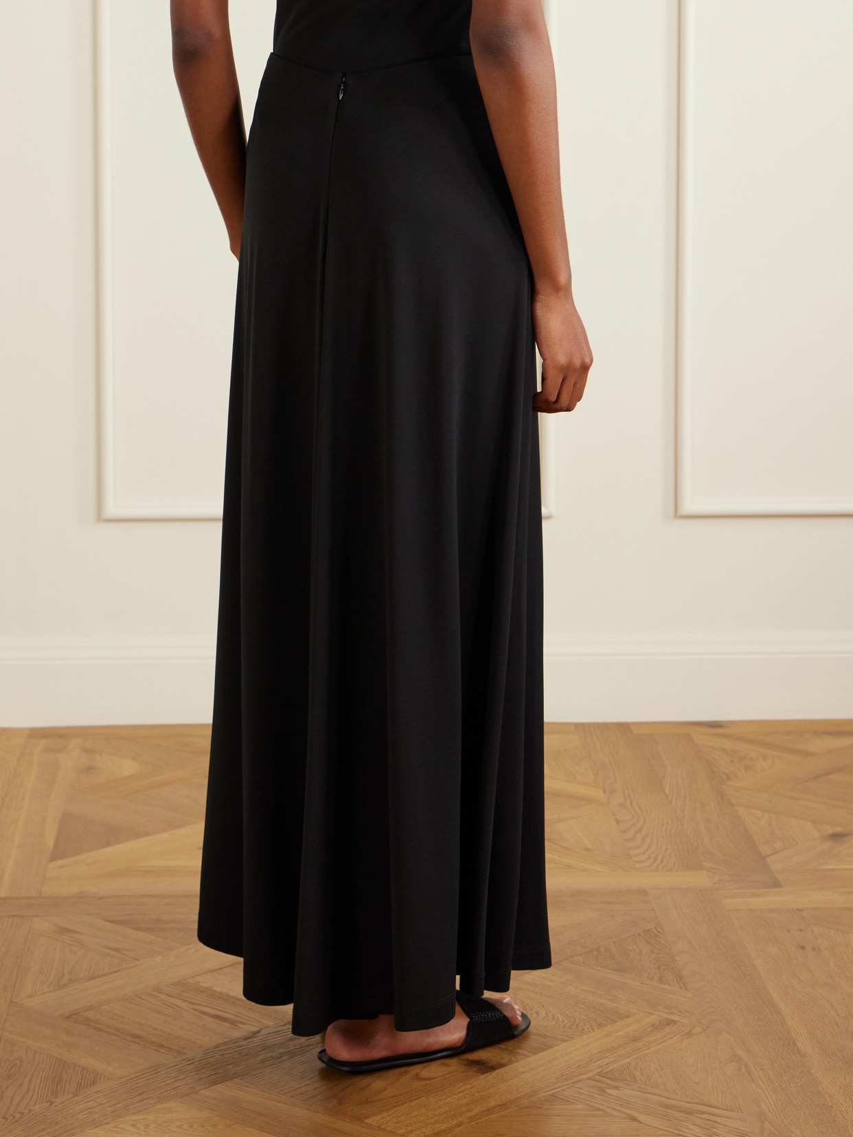 Draped Jersey Maxi