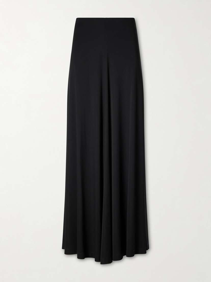 TOTEME Draped Jersey Maxi Skirt