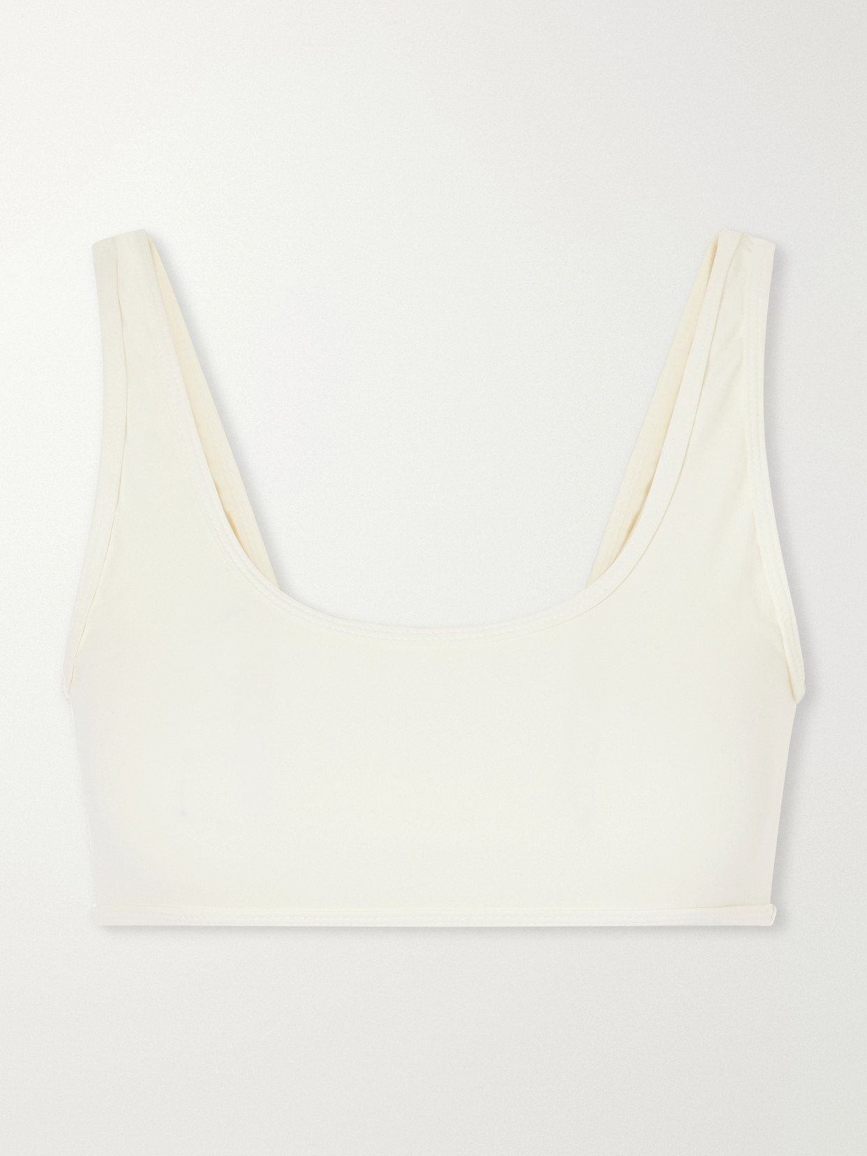 Totême Balconette Bikini Top In White