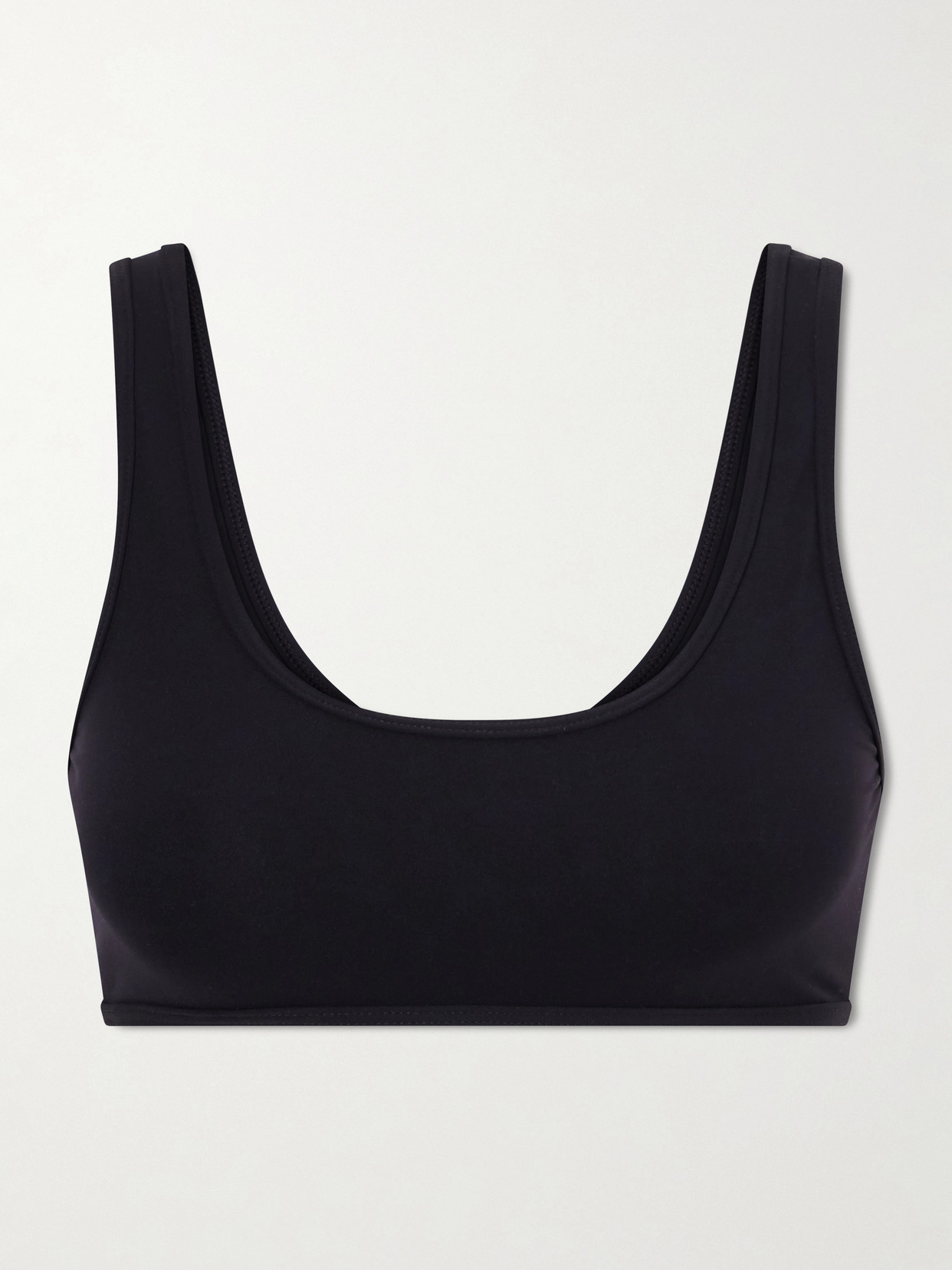 Totême U-neck Bikini Top In Black