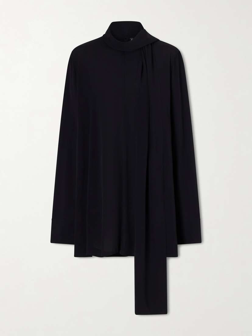 TOTEME Scarf-detailed Woven Blouse