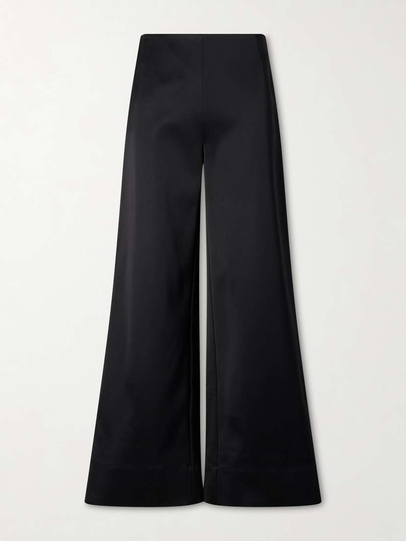 TOTEME Satin Wide-leg Pants