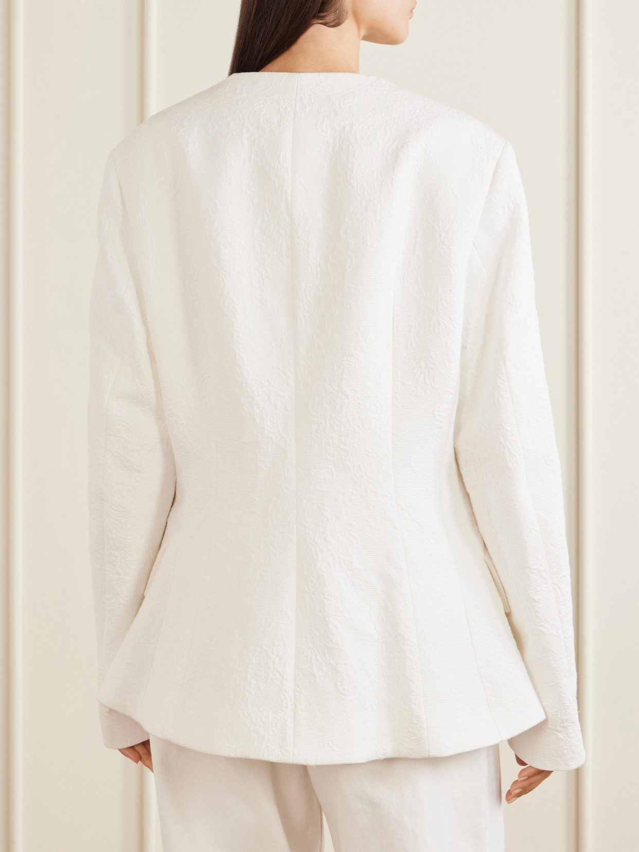 Cotton-Jacquard Jacket