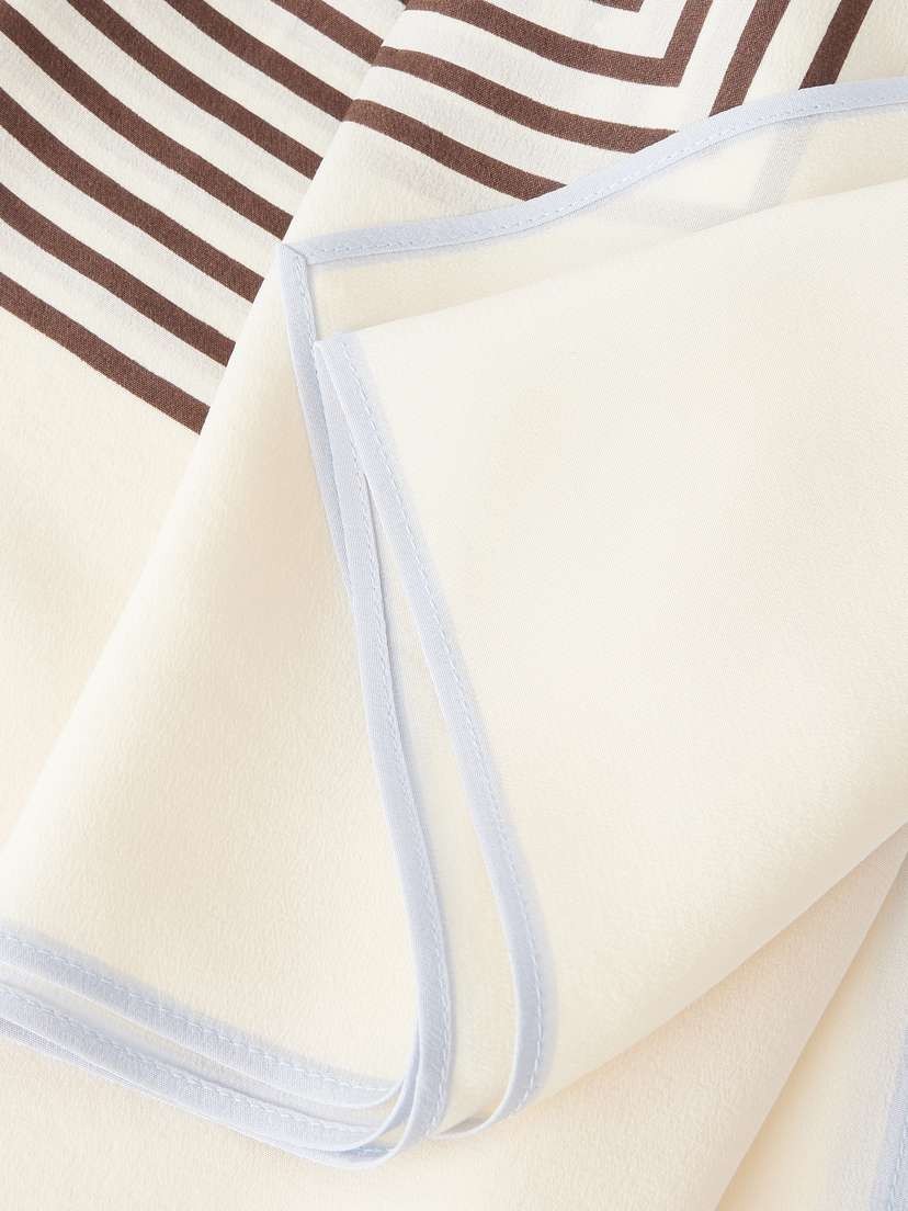 TOTEME Monogram Silk Scarf | Thumbnail 4 TOTEME Monogram Silk Scarf | Thumbnail 4