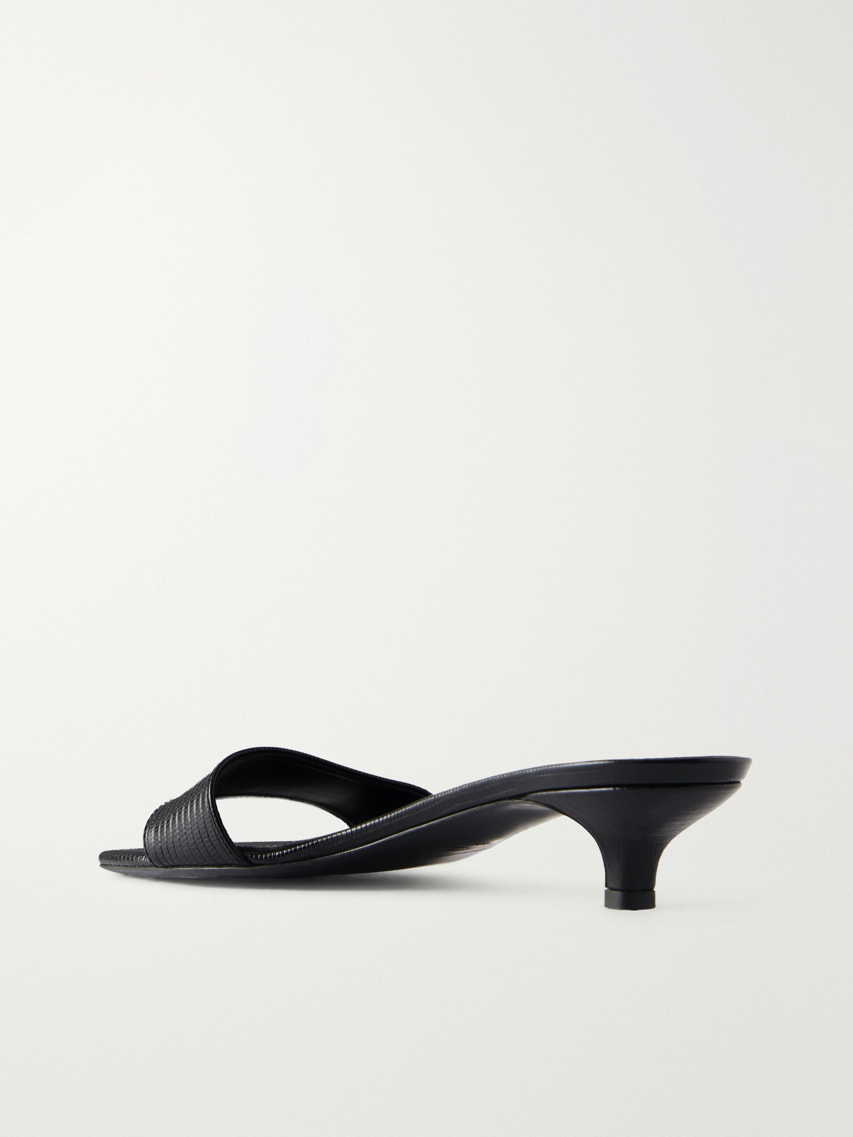 Lizard-Effect Sandals