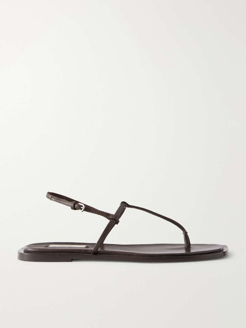 TOTEME T-strap Leather Flats