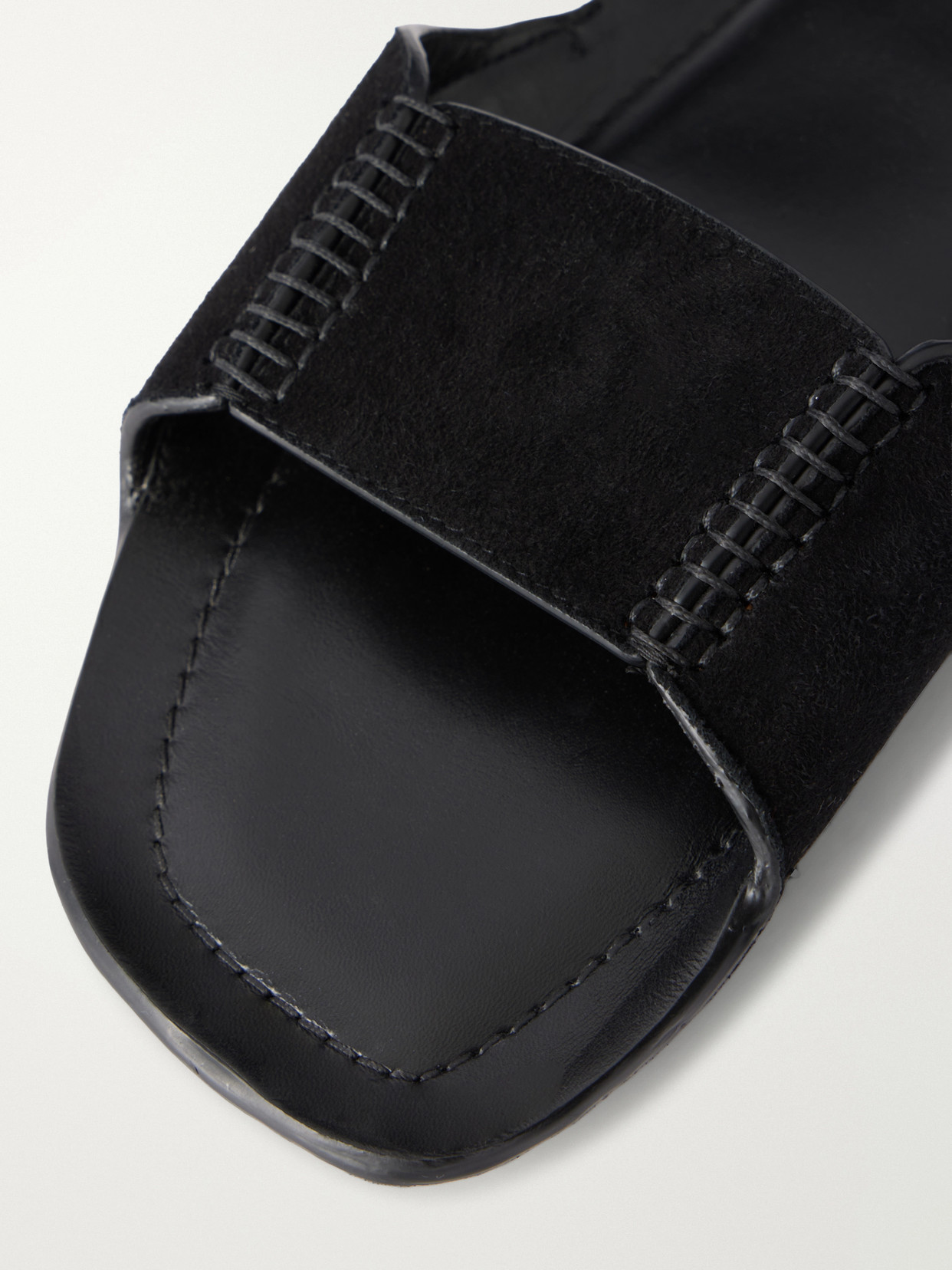 Suede Slides