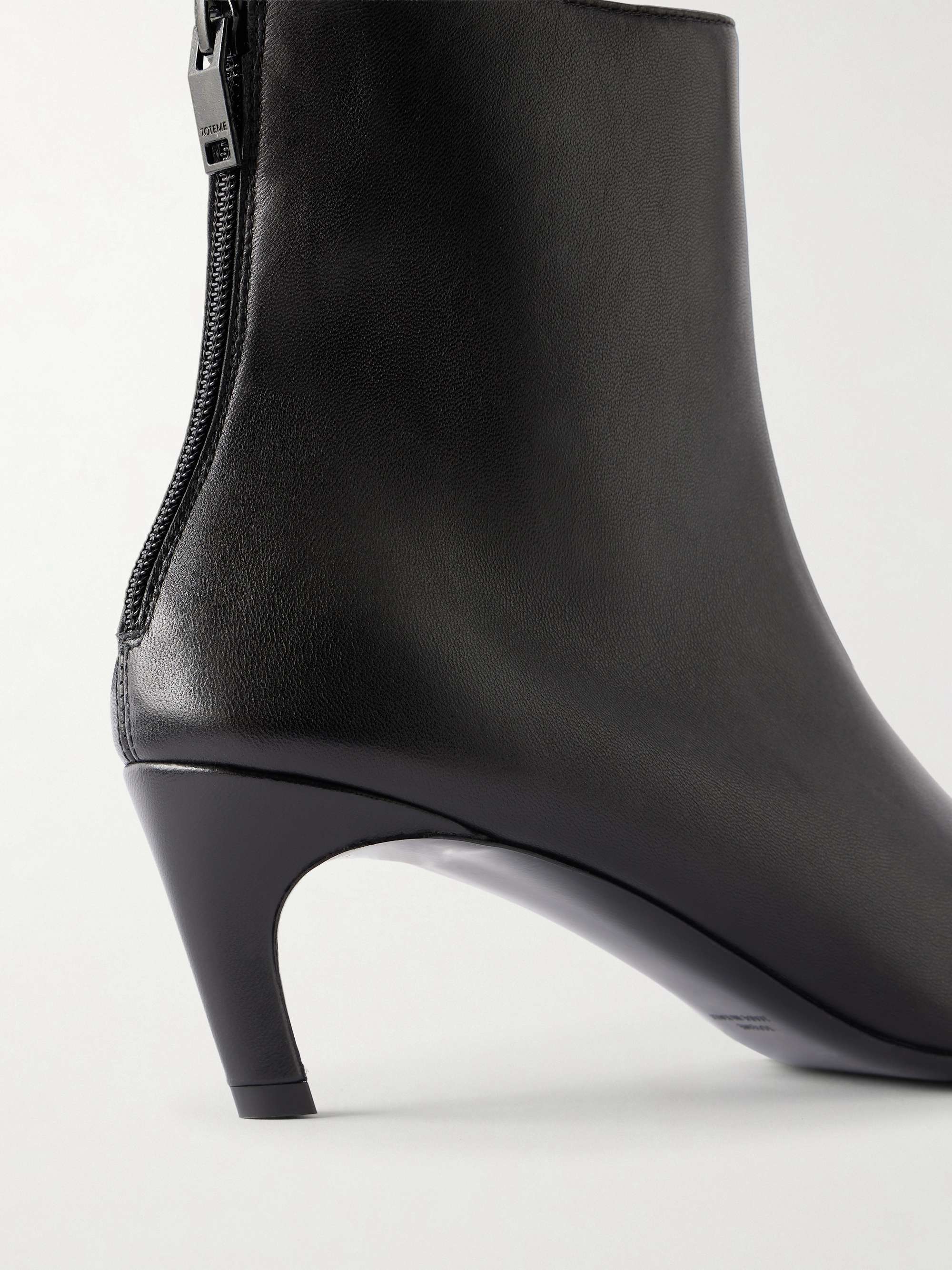 TOTEME Leather ankle boots | NET-A-PORTER