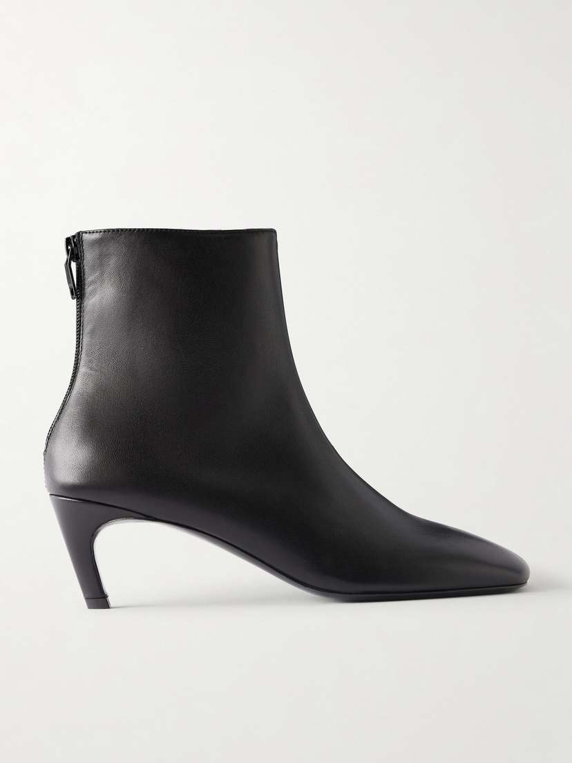 TOTEME Leather Ankle Boots