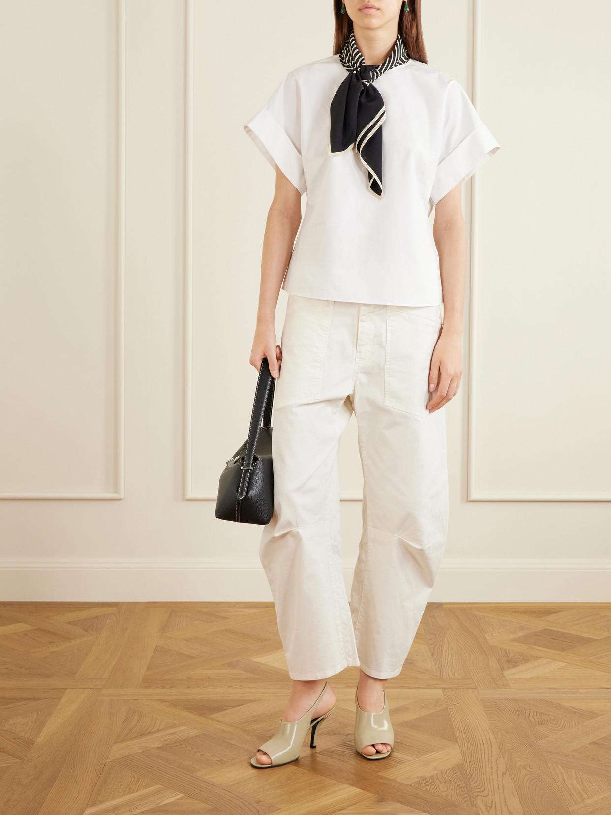 T-Lock Full-Grain Shoulder Bag
