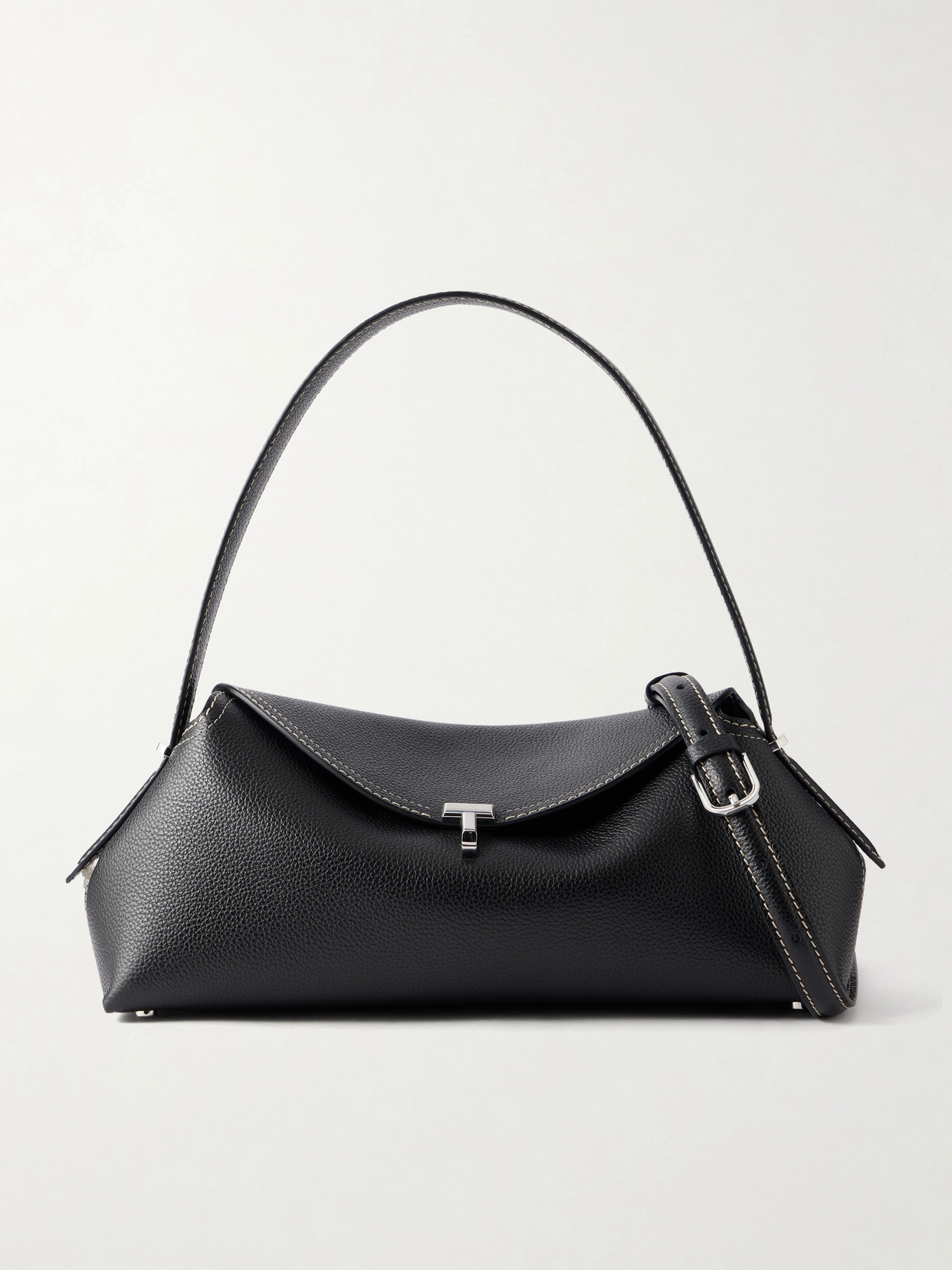 T-Lock Full-Grain Shoulder Bag
