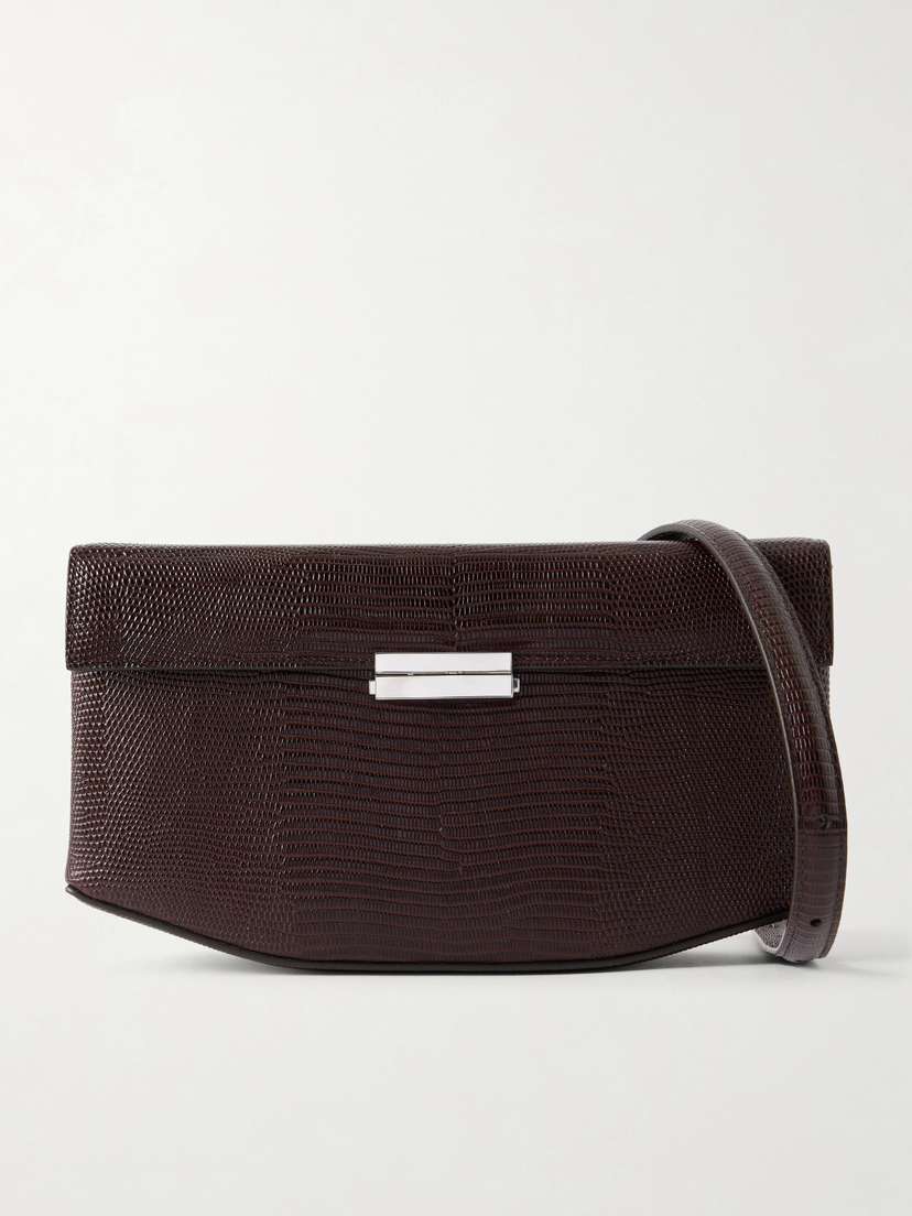 TOTEME Clip Lizard-effect Leather Shoulder Bag | Thumbnail 7 TOTEME Clip Lizard-effect Leather Shoulder Bag | Thumbnail 7