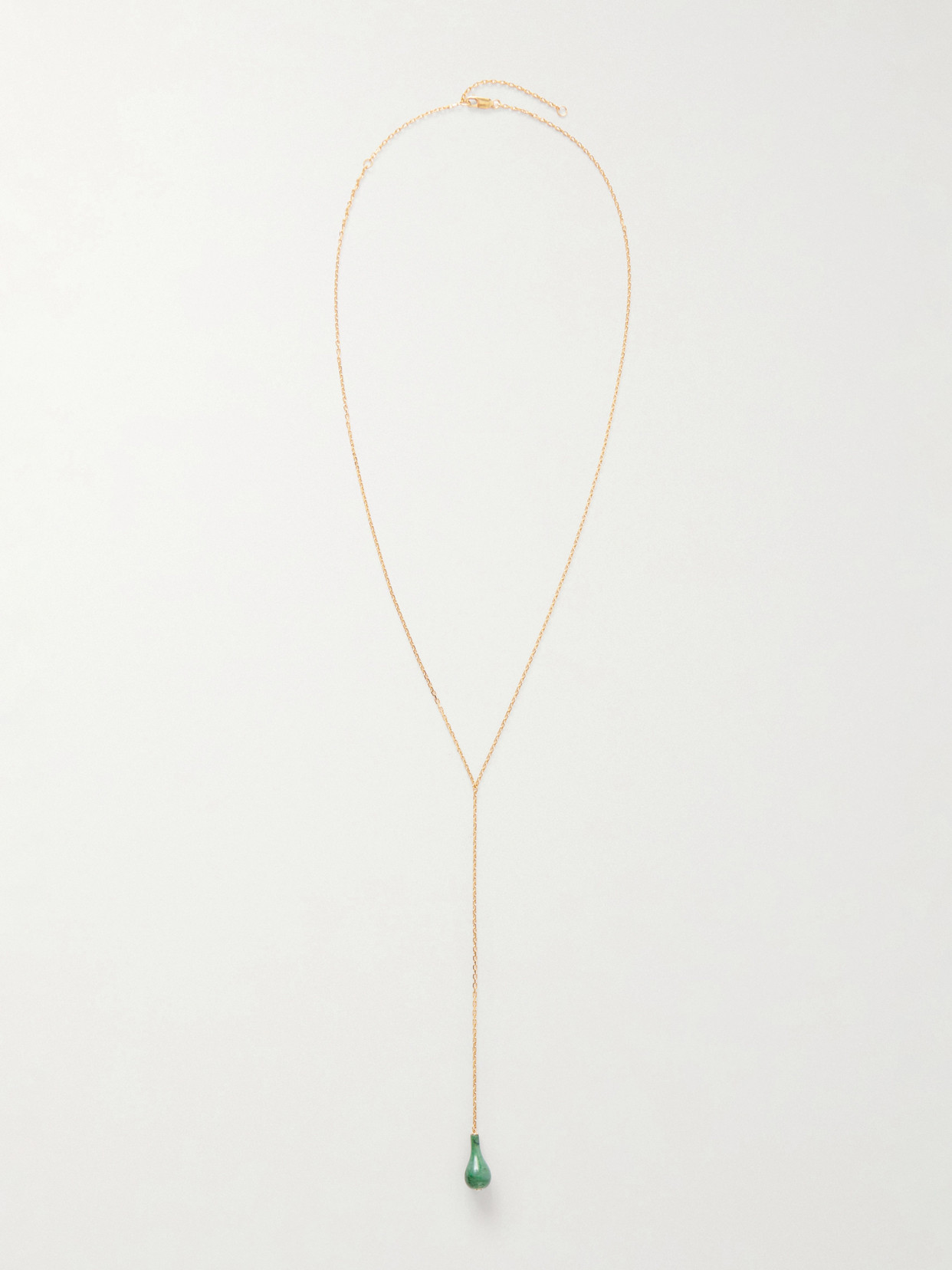 Totême Gold-plated, Jade And Swarovski Crystal Necklace