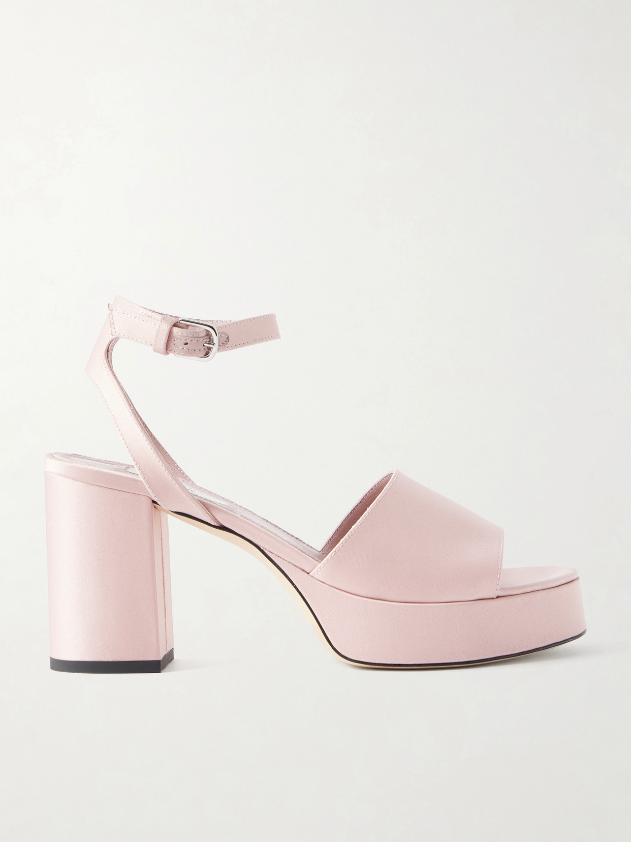 90 Satin Platform Sandals