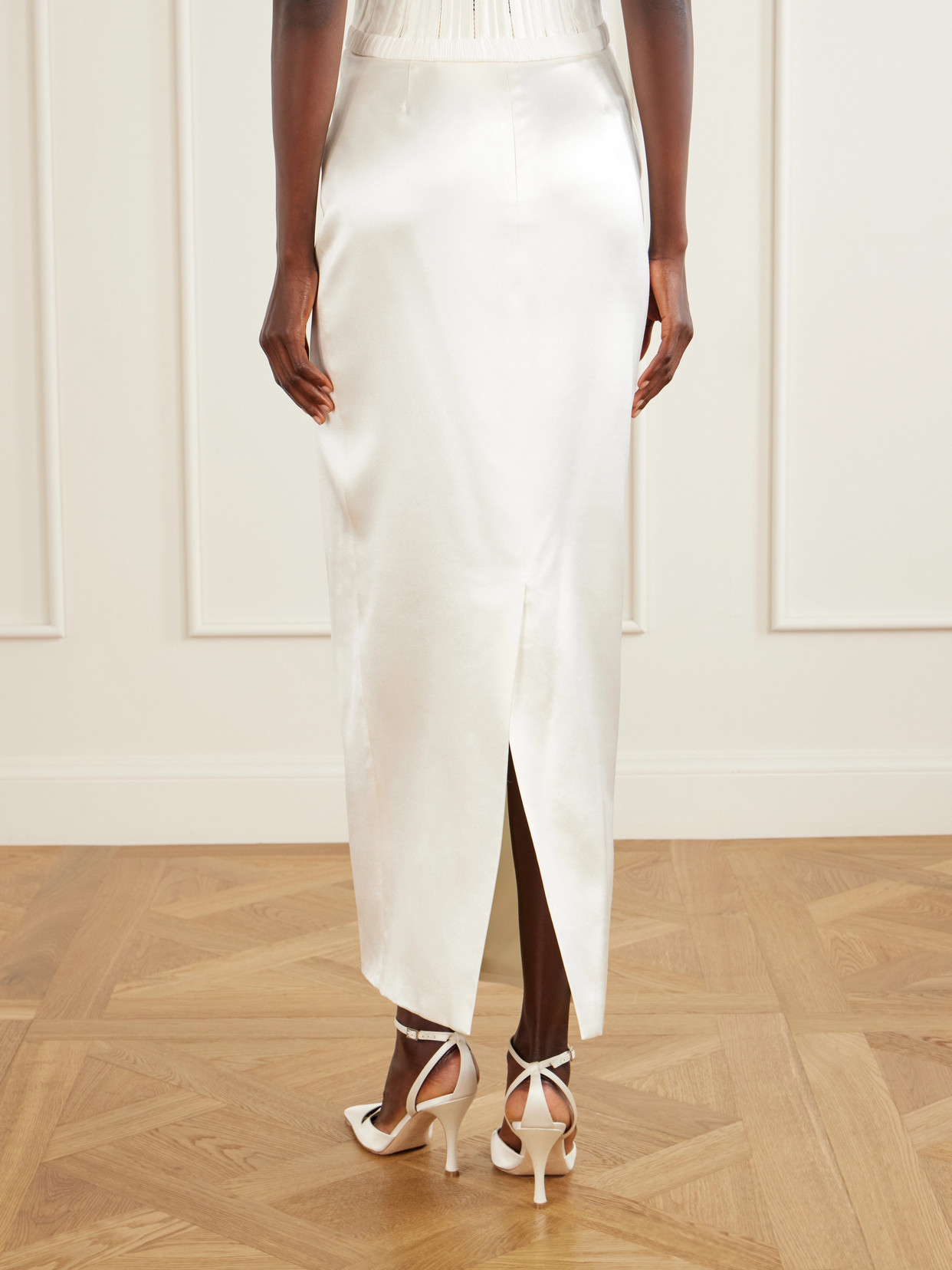 Tristan Silk And Wool-Blend Maxi