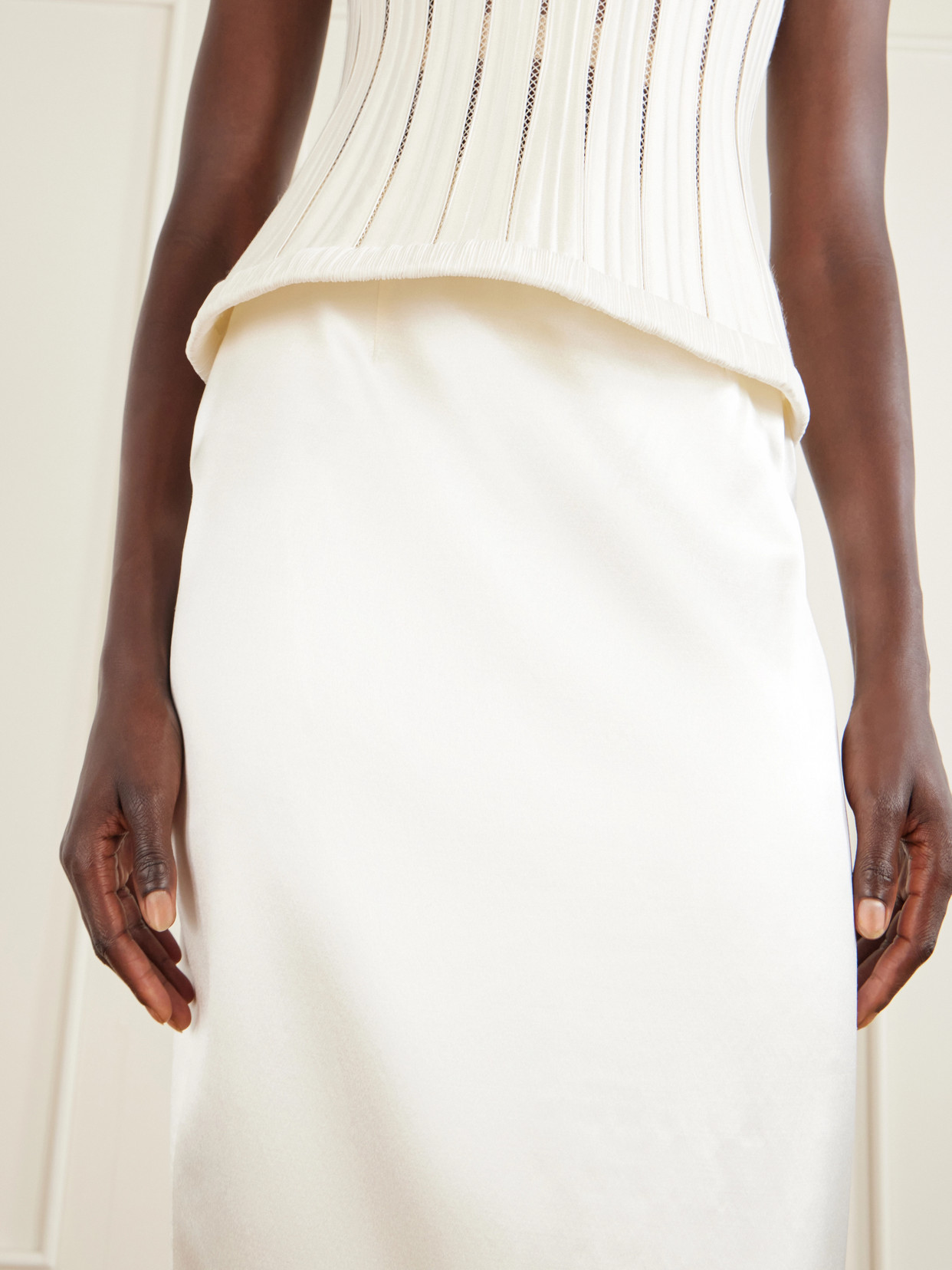 Tristan Silk And Wool-Blend Maxi