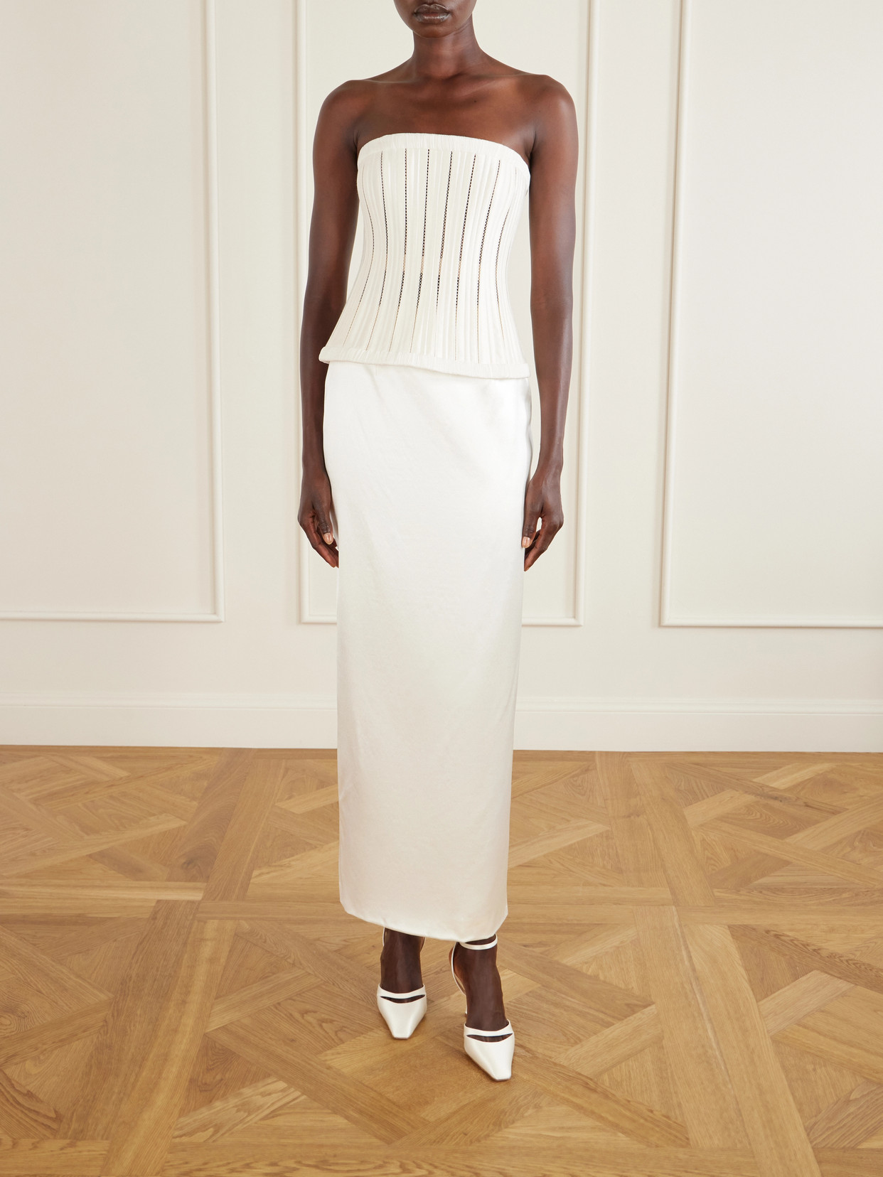 Tristan Silk And Wool-Blend Maxi
