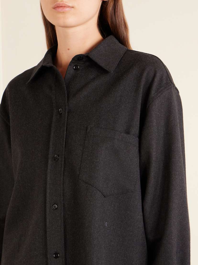 Victoria Beckham Ellys Wool Shirt | Thumbnail 4 Victoria Beckham Ellys Wool Shirt | Thumbnail 4