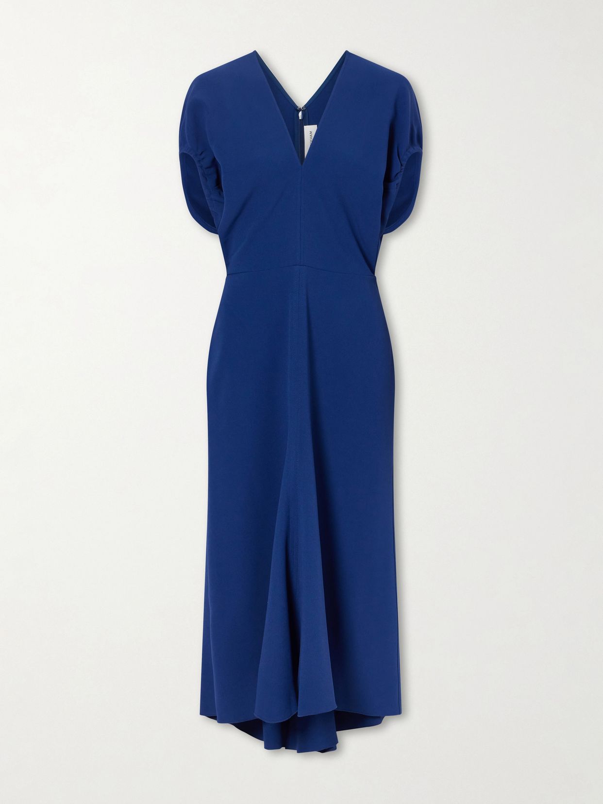 edith crepe midi dress