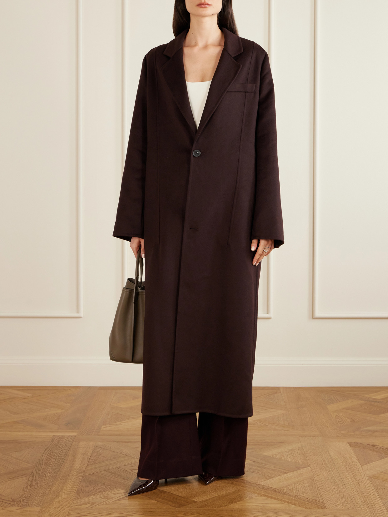 Wool-Blend Coat
