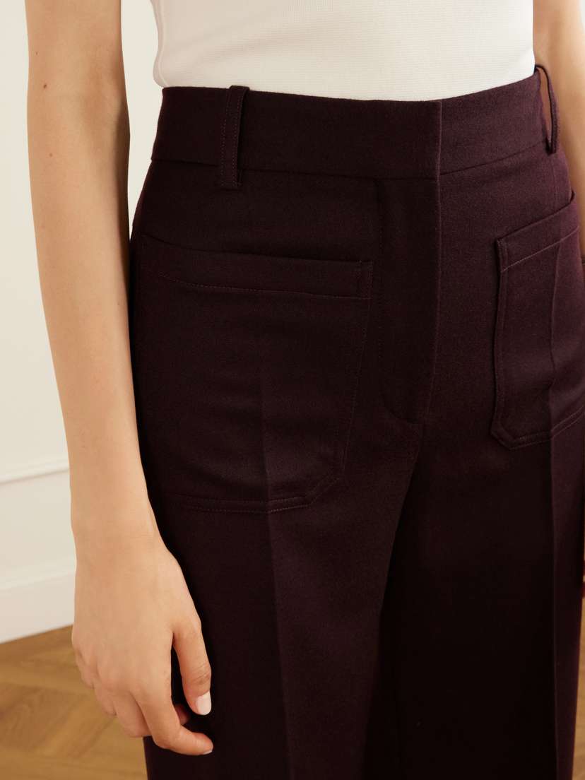 Victoria Beckham Alina Wool High-rise Straight-leg Pants | Thumbnail 5 Victoria Beckham Alina Wool High-rise Straight-leg Pants | Thumbnail 5