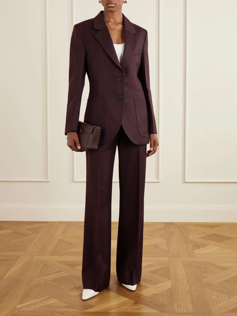 Victoria Beckham Alina Wool High-rise Straight-leg Pants | Thumbnail 6 Victoria Beckham Alina Wool High-rise Straight-leg Pants | Thumbnail 6