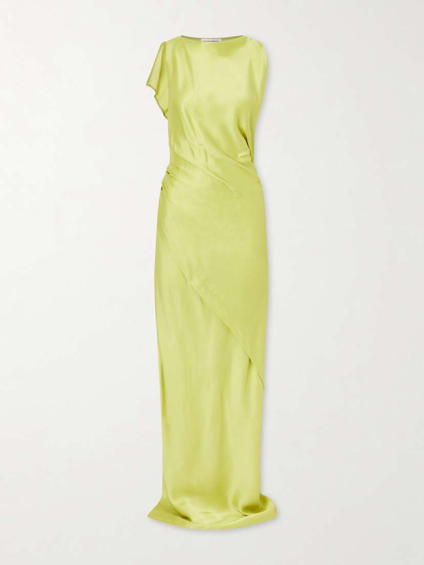 Victoria Beckham Satin Draped Gown | Thumbnail 5