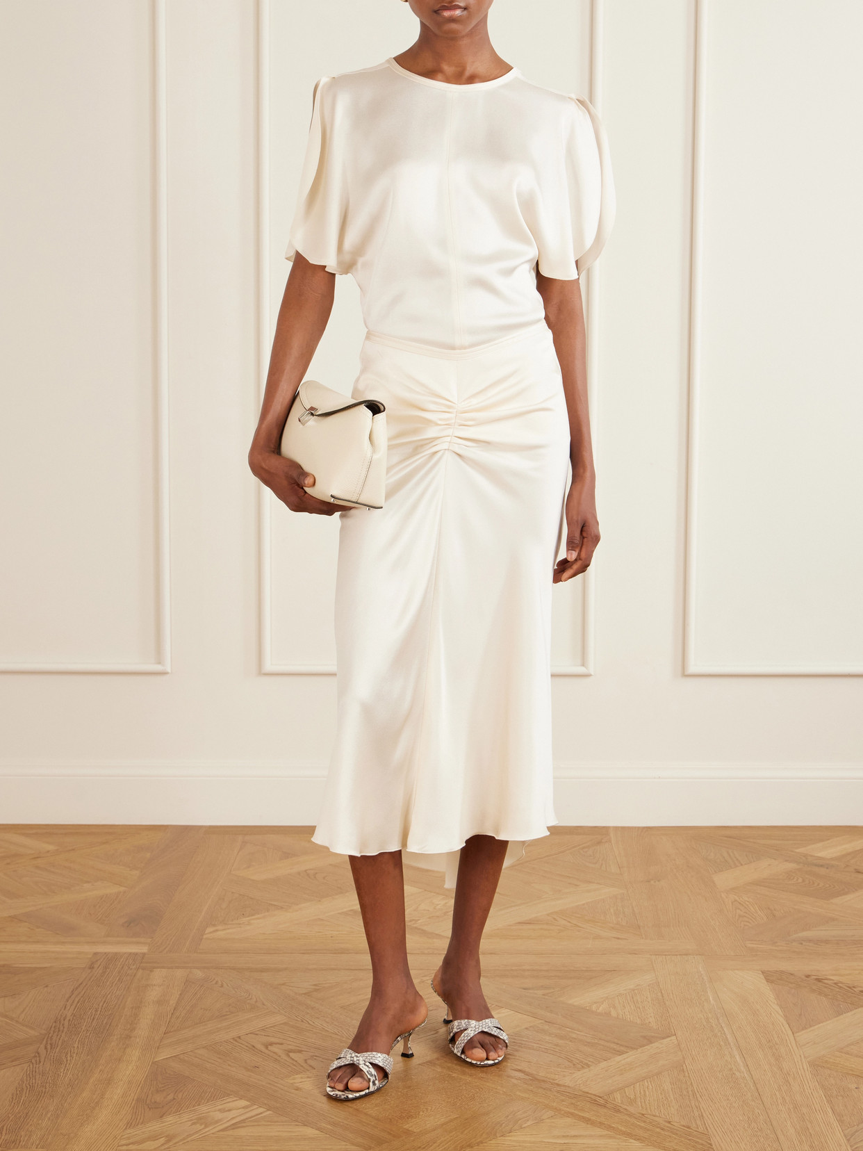 Bela Ruched Midi