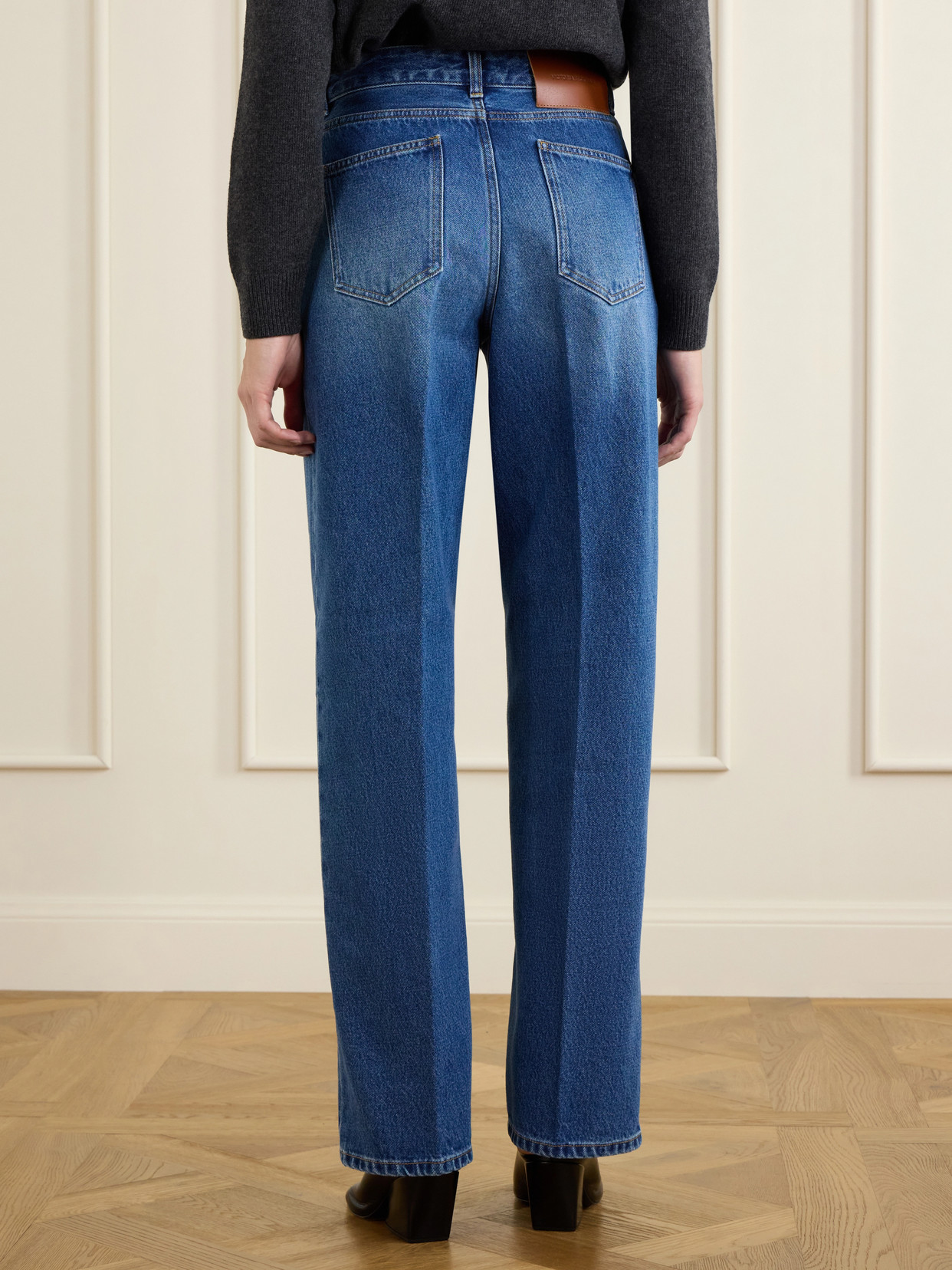 High-Waist Wide- Leg