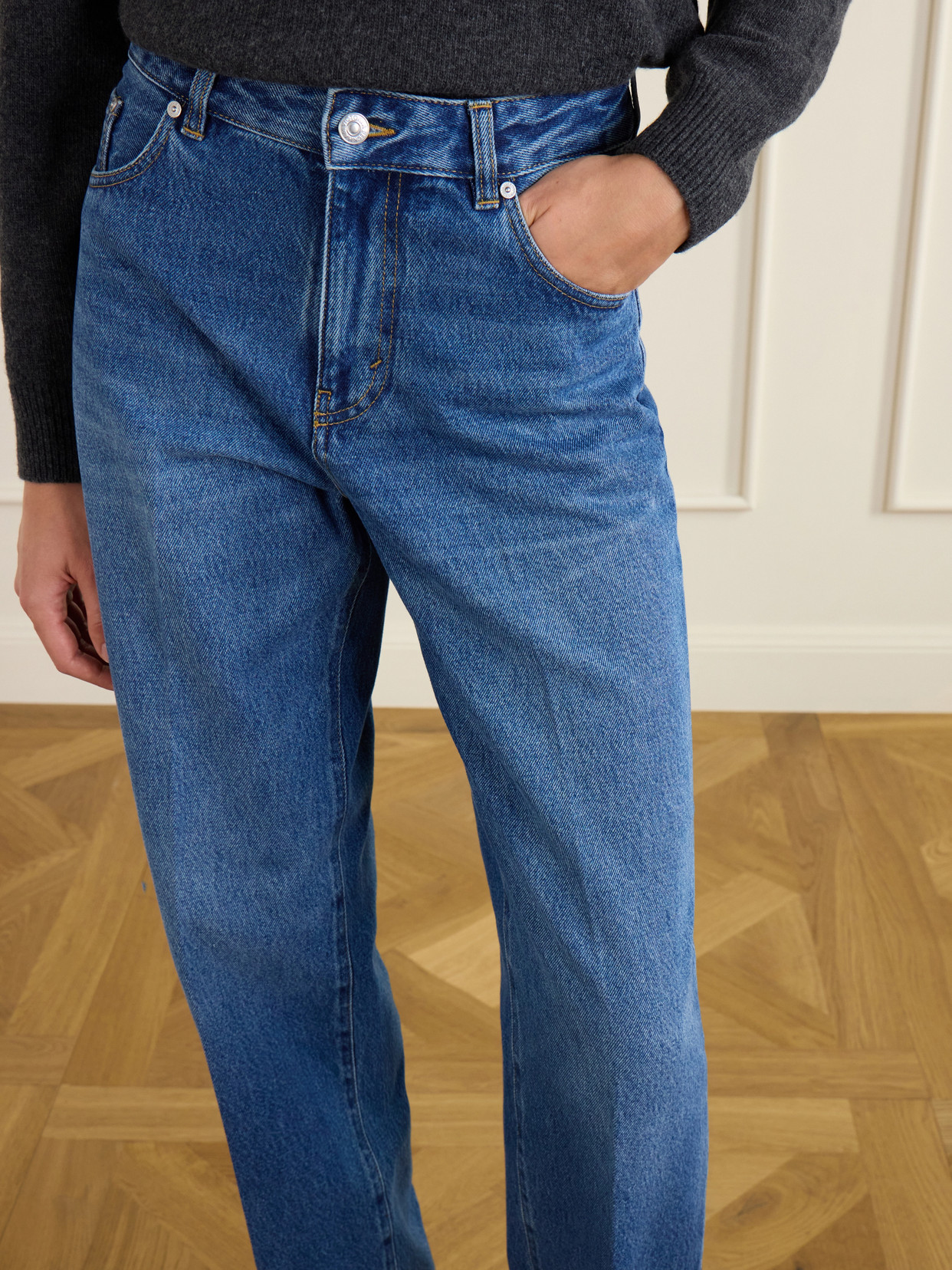 High-Waist Wide- Leg