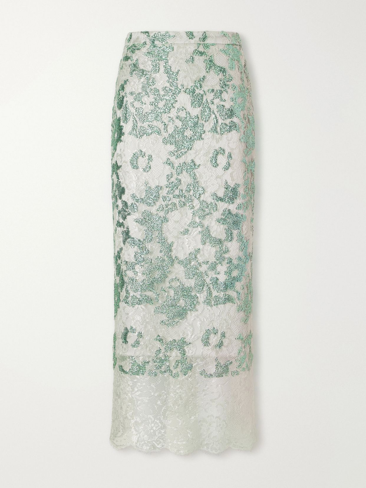 tamlin sequin embellished lace midi skirt