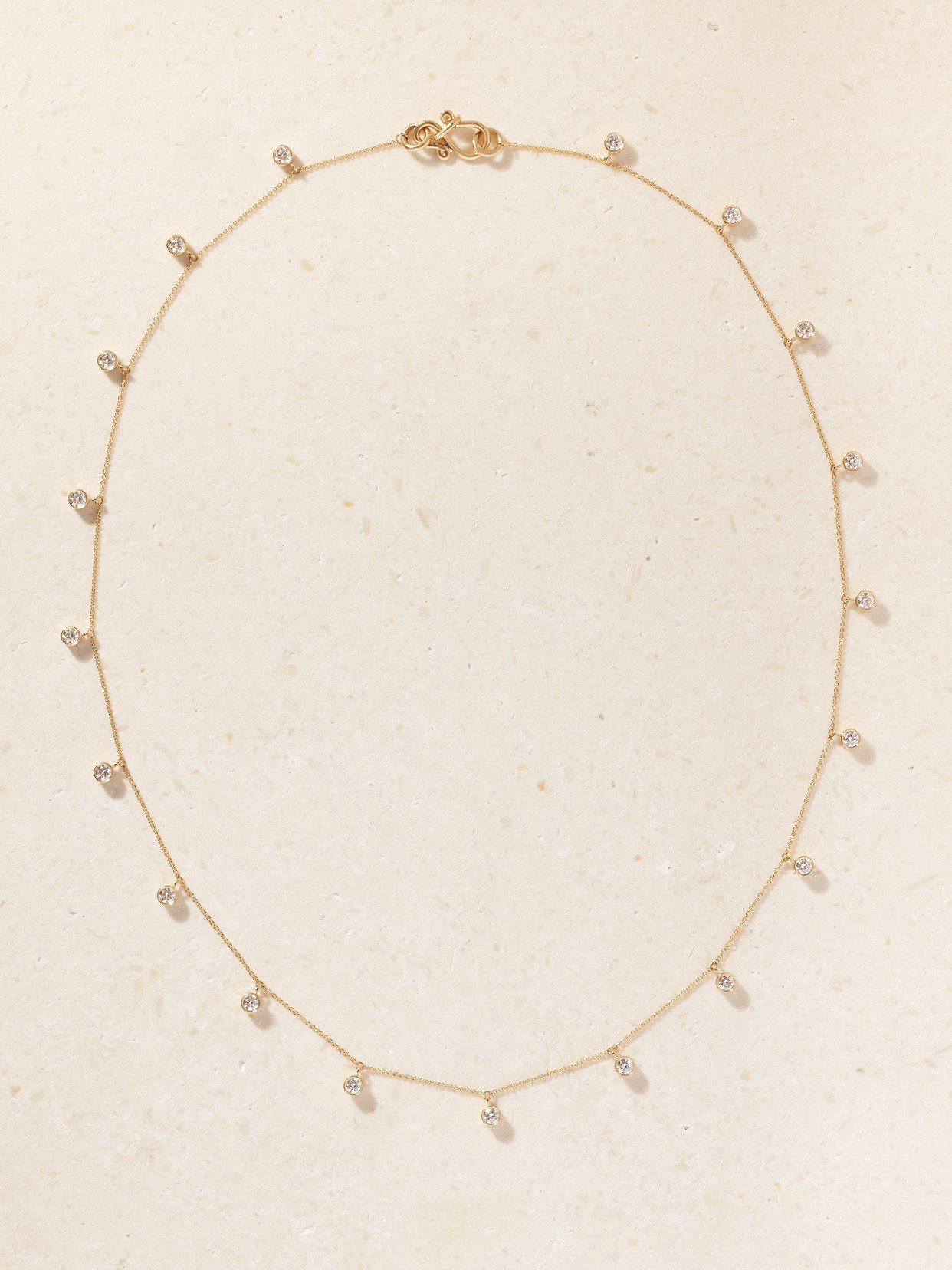 Sophie Bille Brahe Lou Of The Valley 18-karat Recycled Gold Diamond Necklace