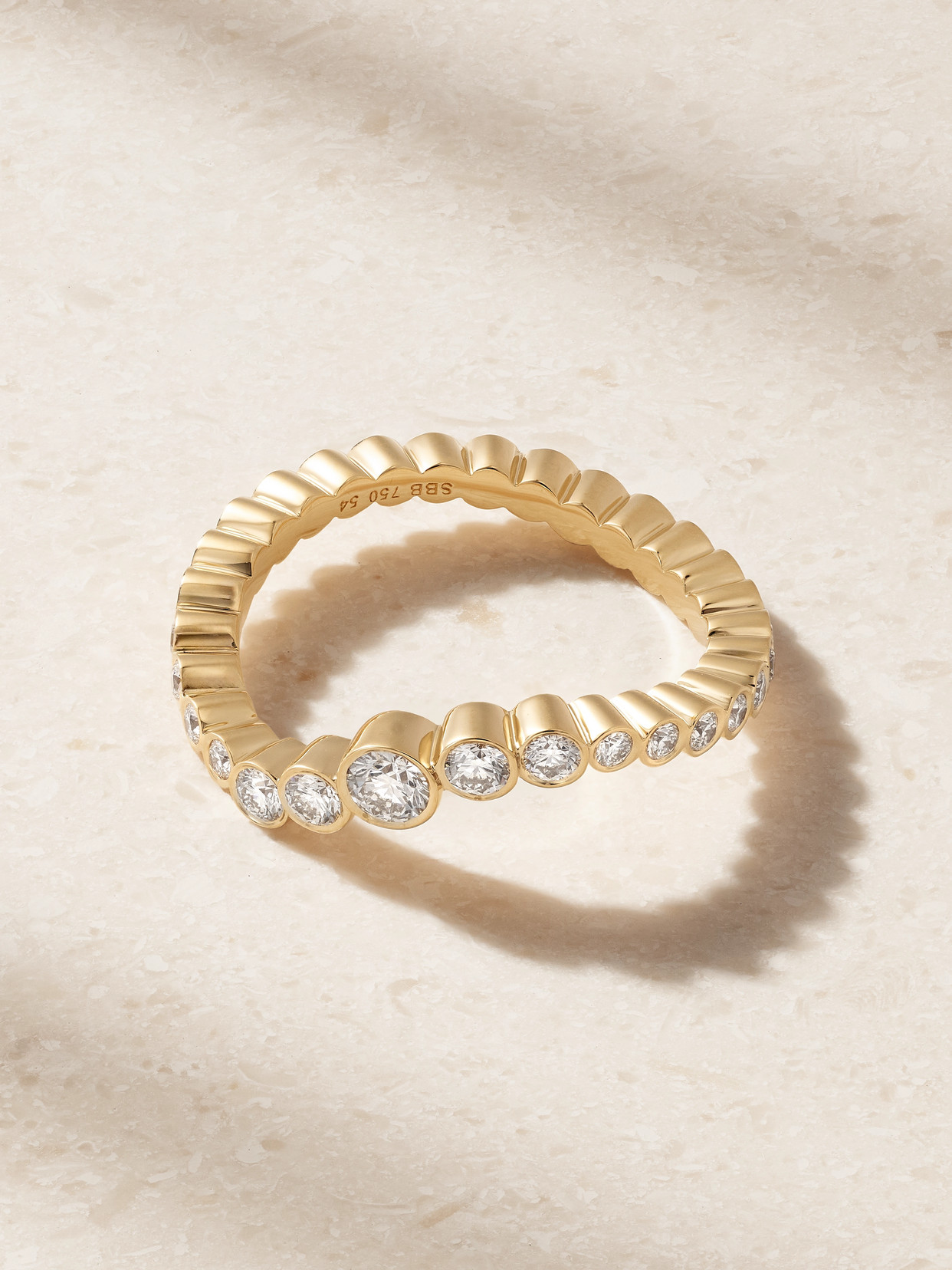 Sophie Bille Brahe Sky Classic 18-karat Recycled Gold Diamond Ring