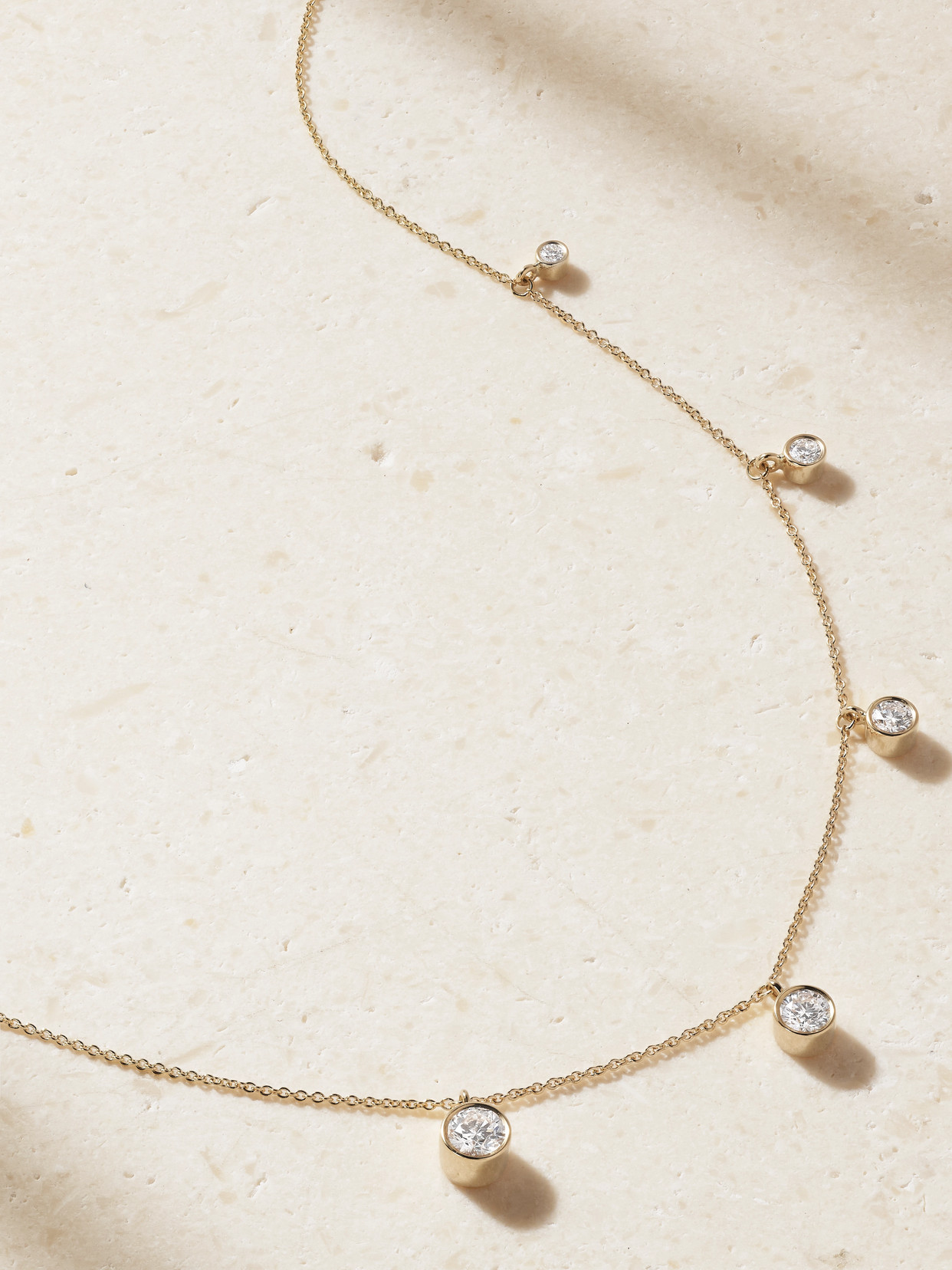 Sophie Bille Brahe Lou Ensemble 18-karat Recycled Gold Diamond Necklace