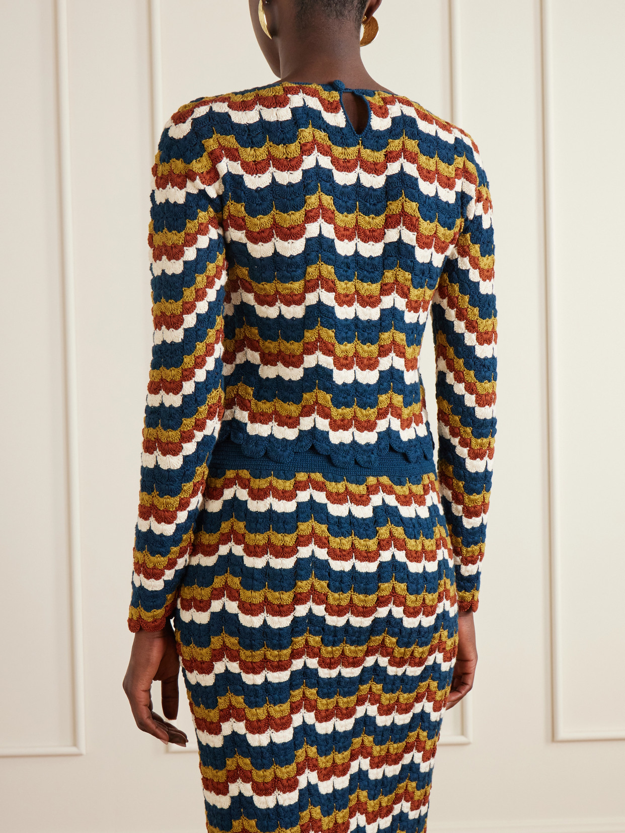 Lucero Crocheted Cotton Blouse