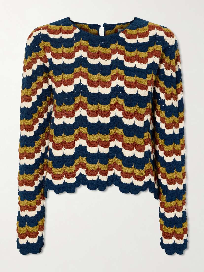 ESCVDO Lucero Crocheted Cotton Blouse