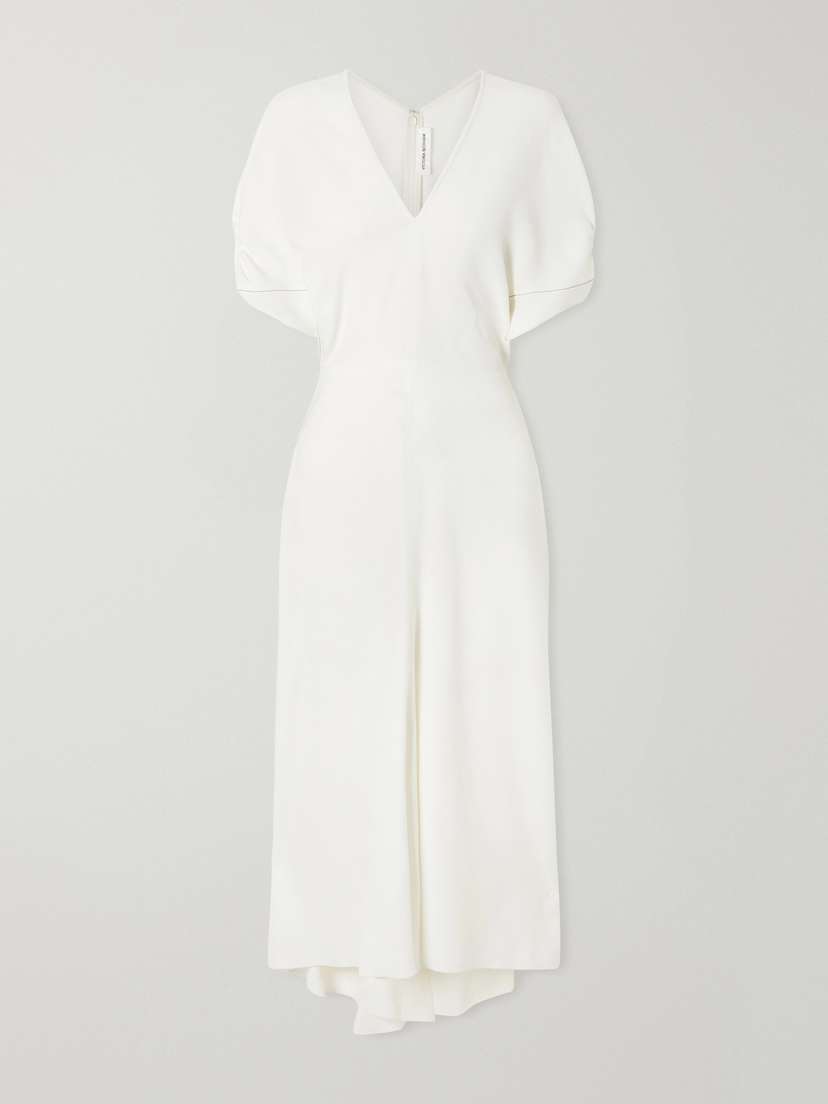 Victoria Beckham Twill Midi Dress