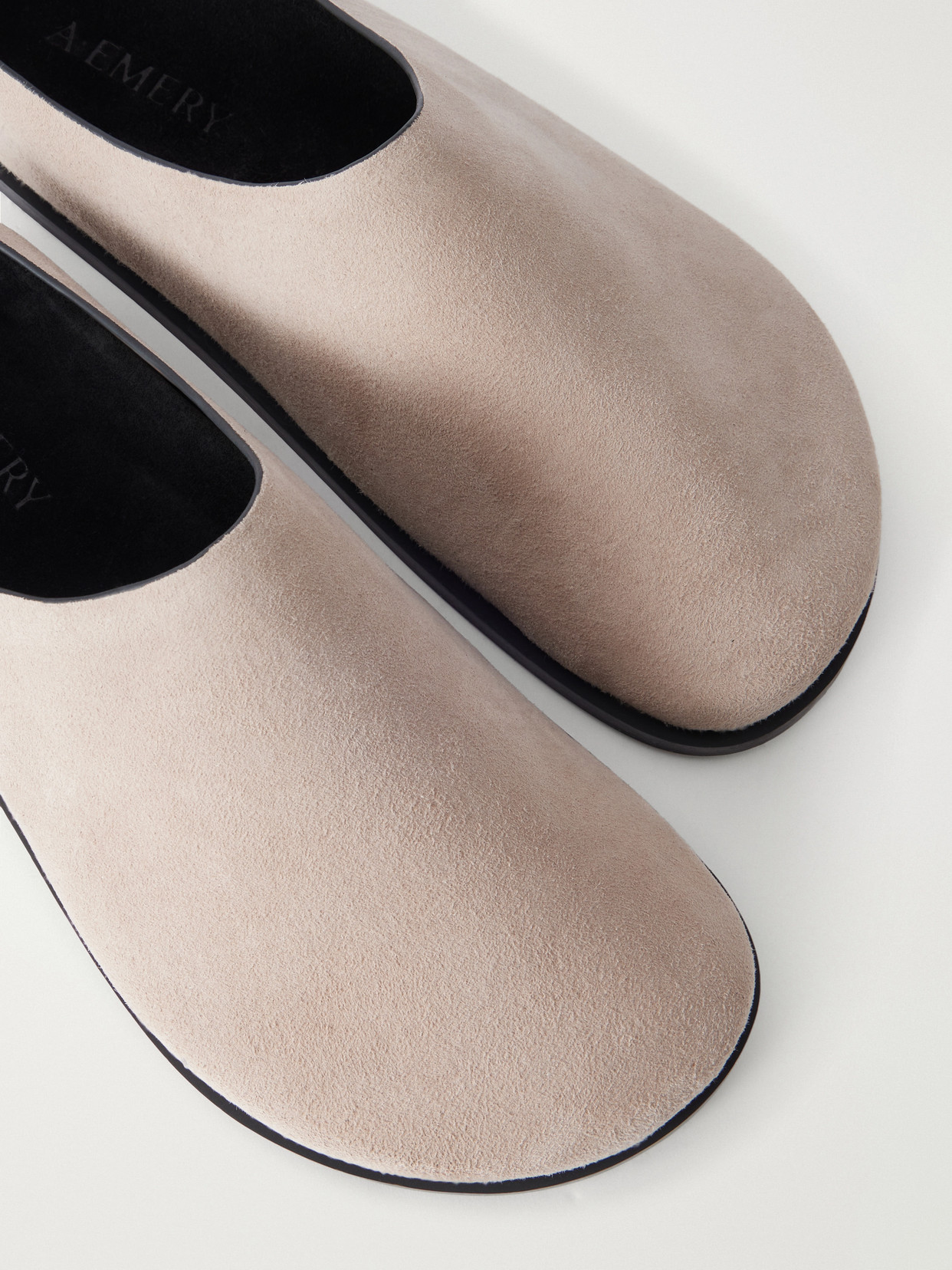 A.emery A. Emery Lou Clogs Greige Suede In Neutral