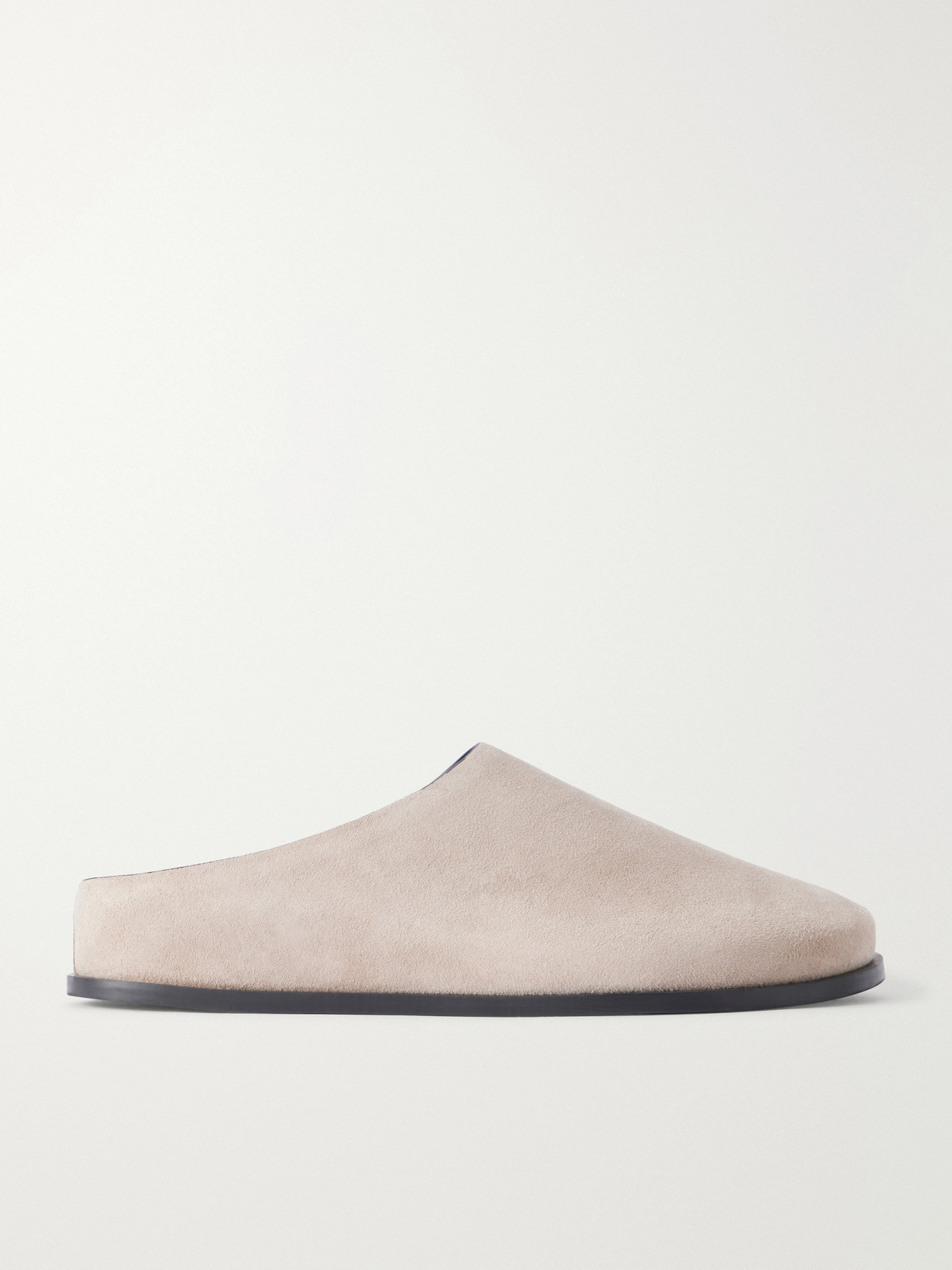 A.emery Lou Suede Clogs In Neutrals