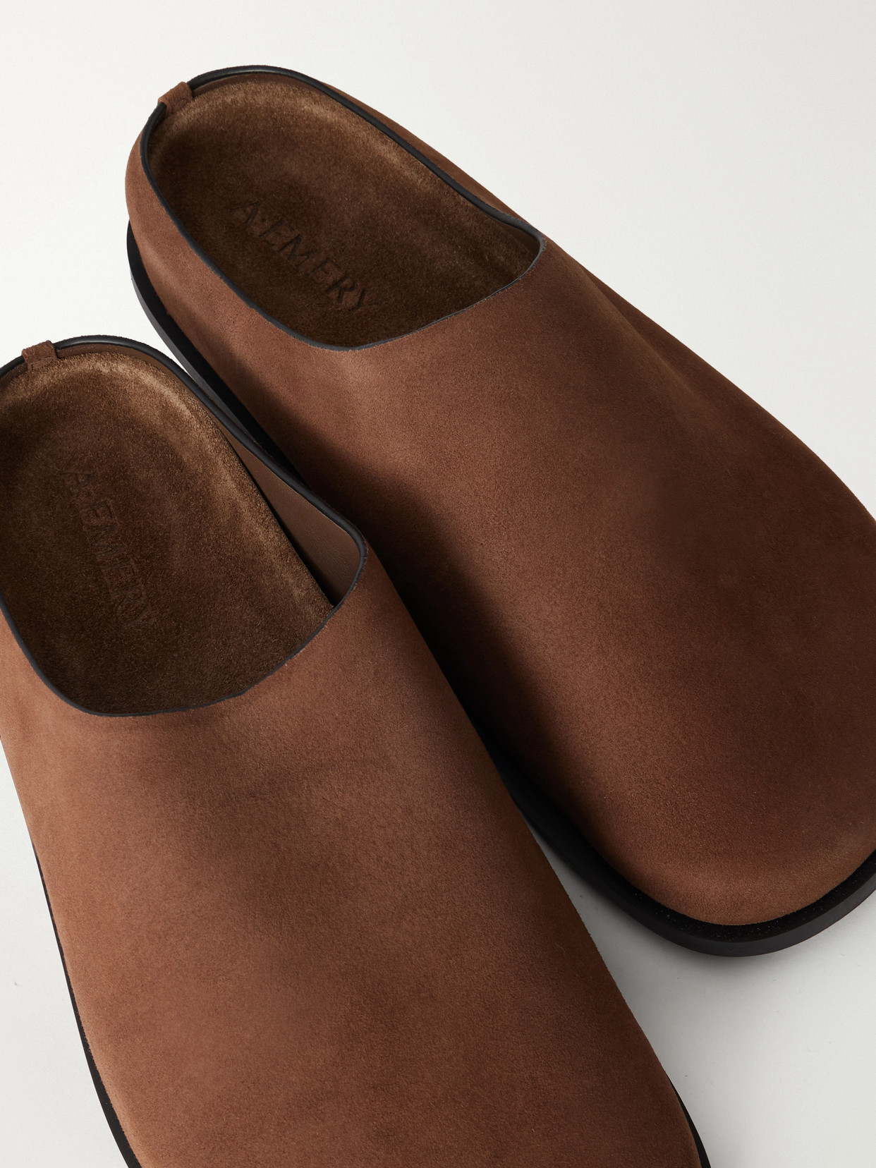A.emery Lou Leather Clogs In Brown