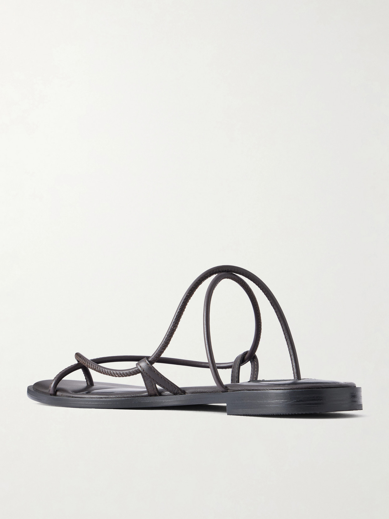 A.emery Silas Leather Sandals In Brown