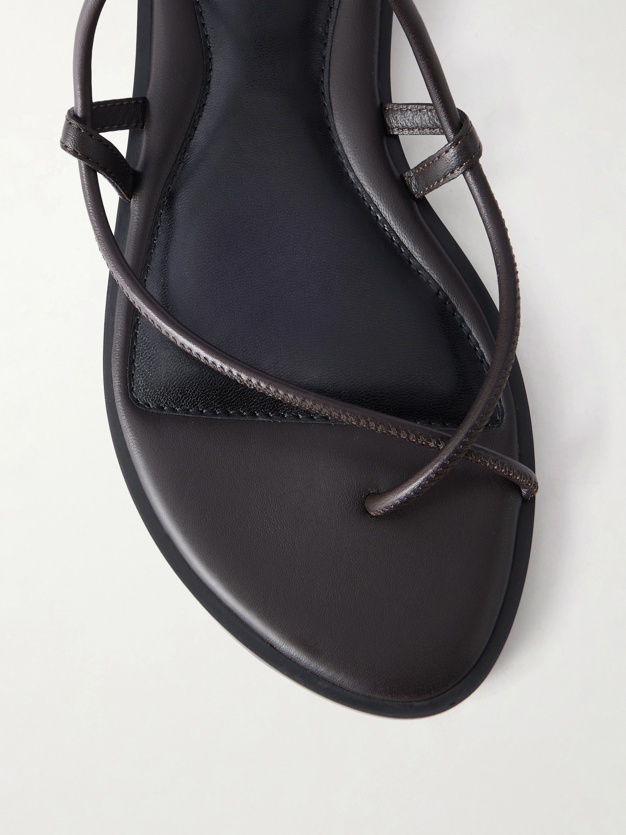 A.emery Silas Leather Sandals In Brown