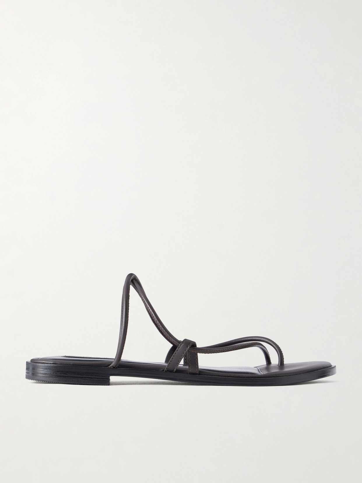 A.emery Silas Leather Sandals In Brown